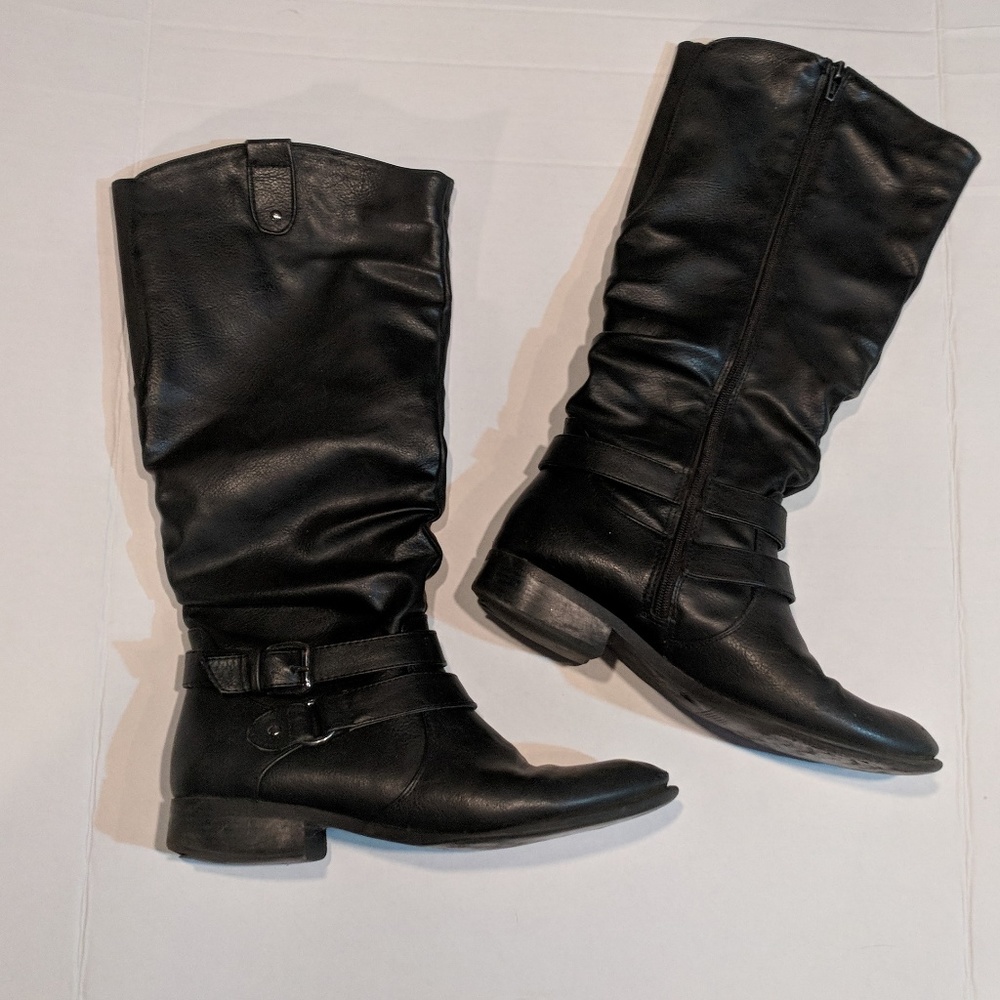 Target Brand Knee High Black Boots  - SIZE 10